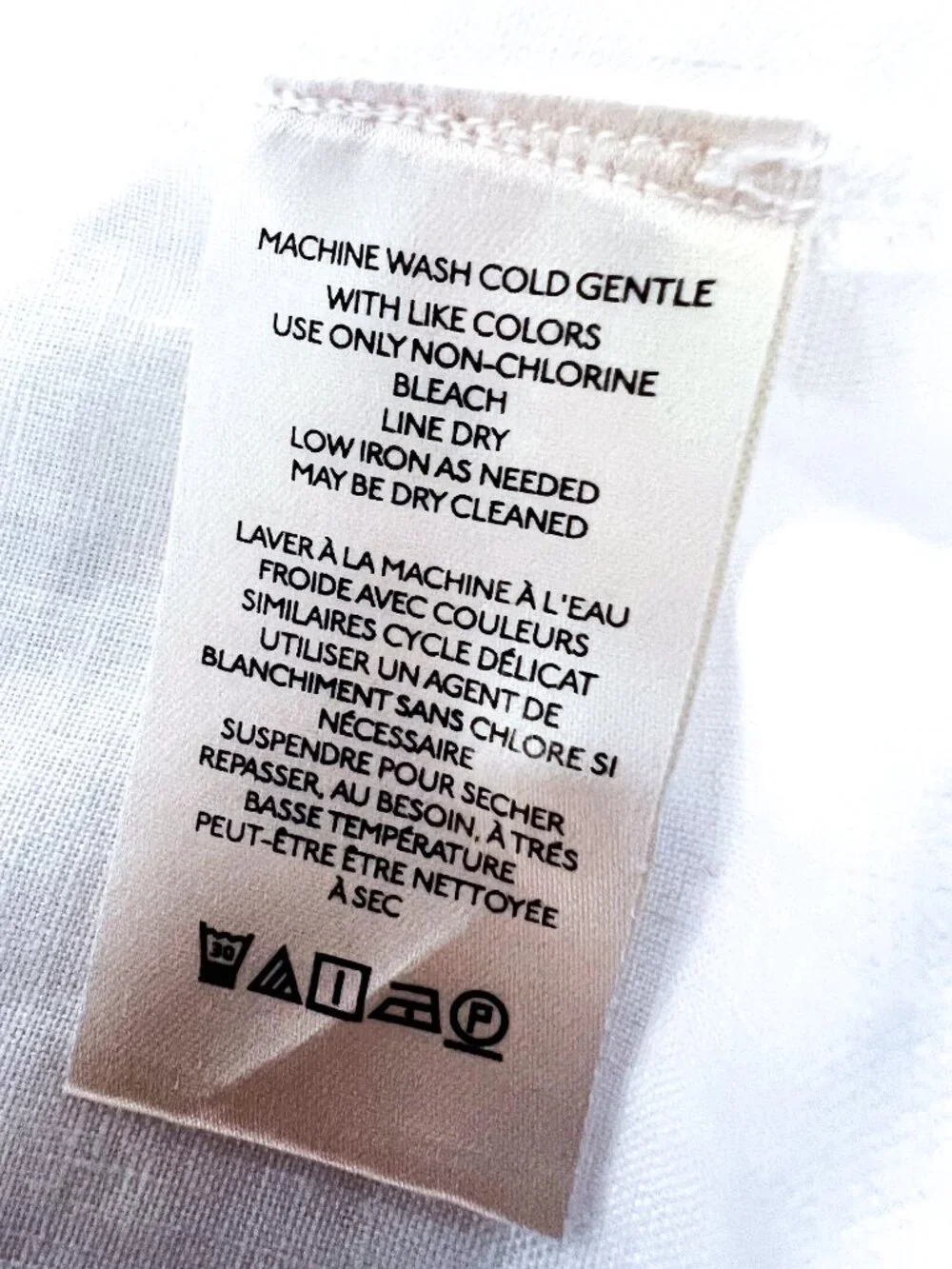 Anthropologie Maeve puffy sleeve pure linen white top size S small Audie